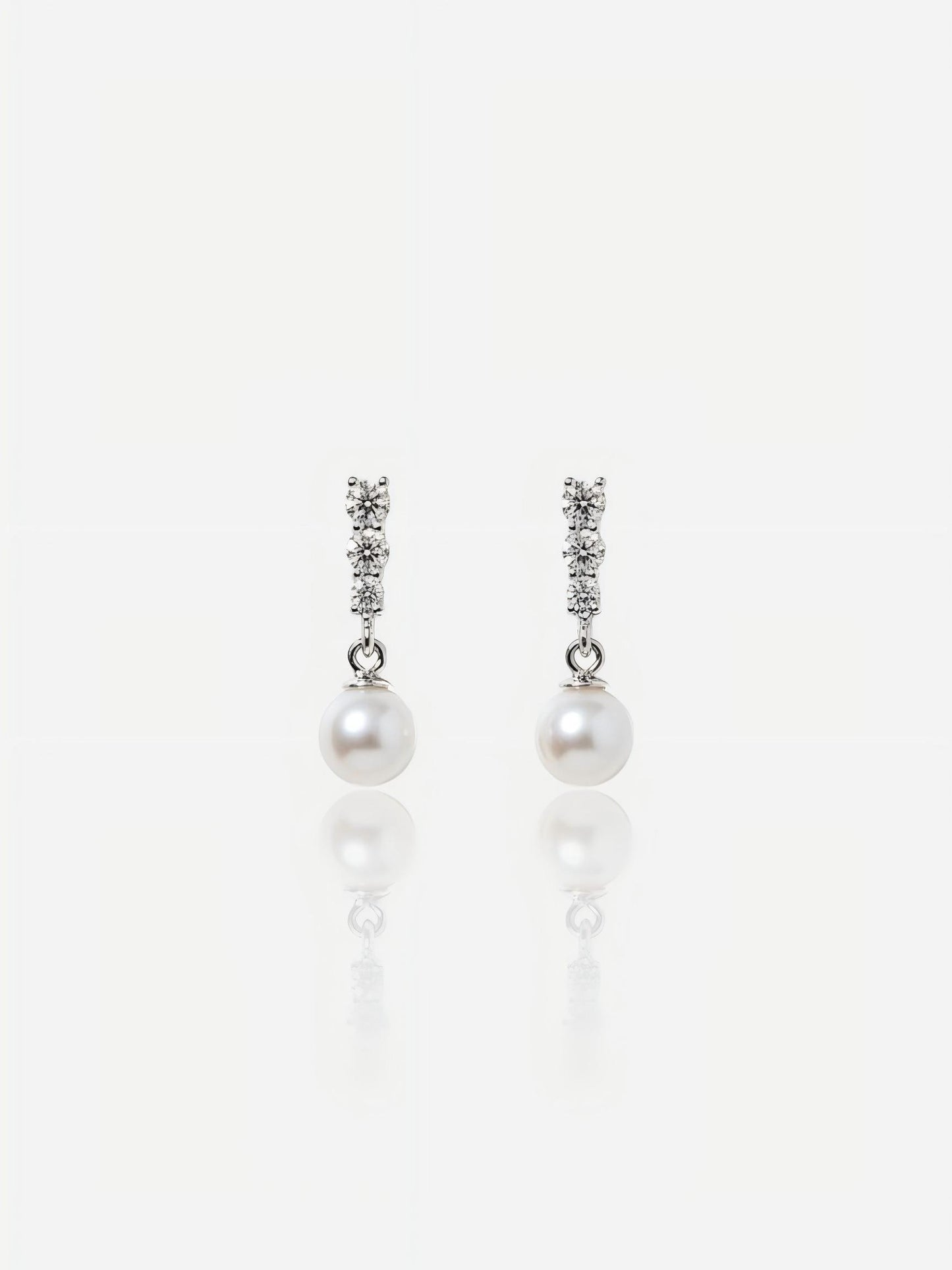 Aria Linear Pearl Jewelry Earrings Pearltide