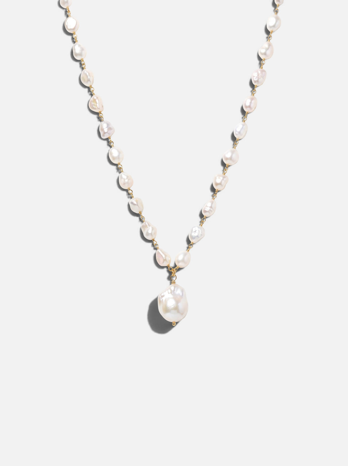 Baroque Pearl Pendant Necklace Pearltide