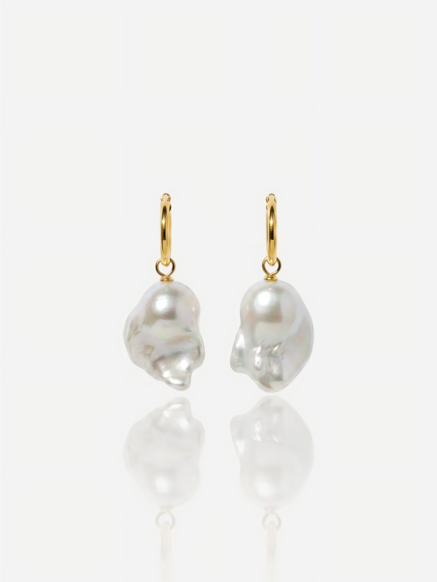 The Aurora Drop Baroque Pearl Earrings Pearltide