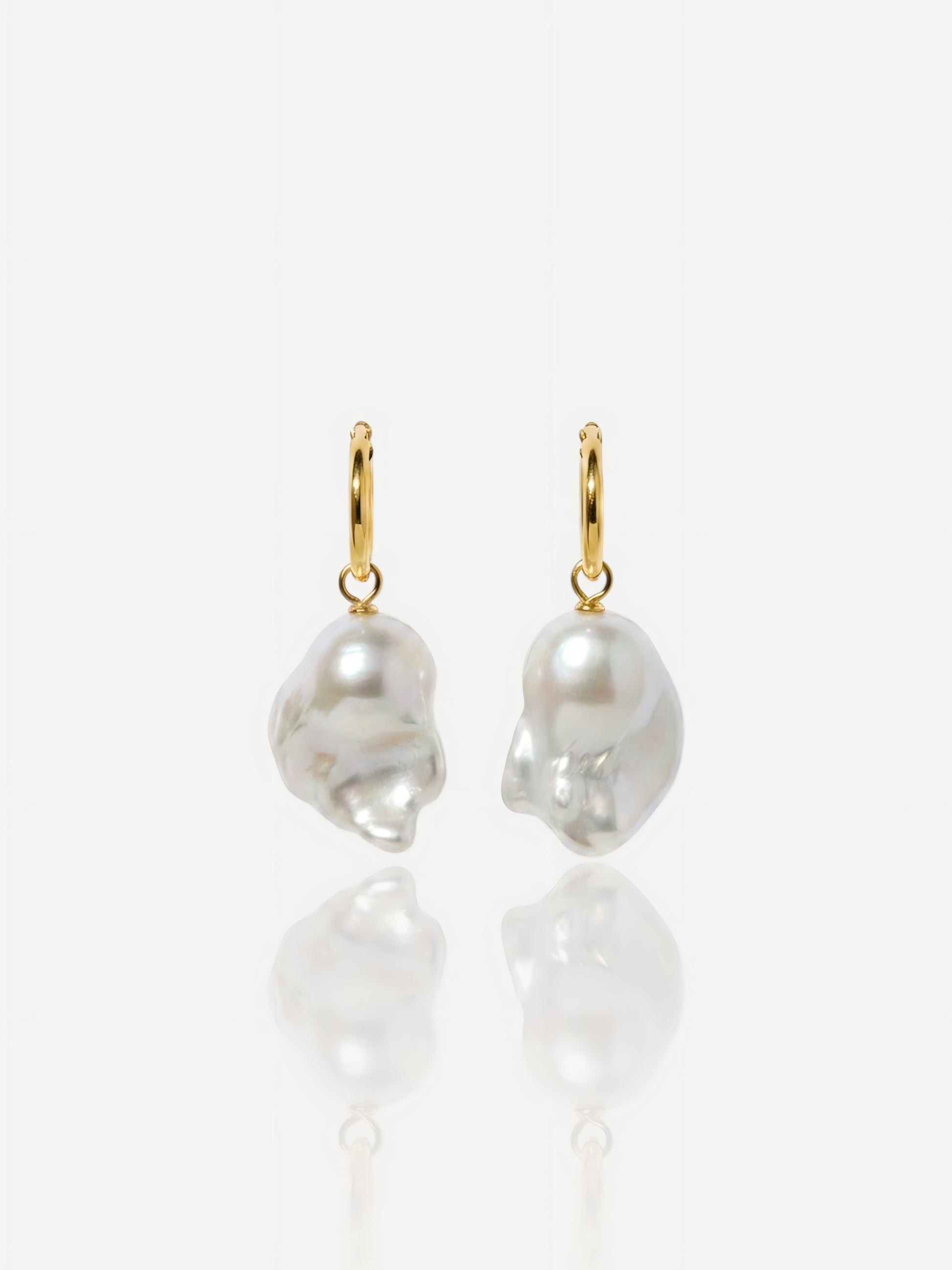 The Aurora Drop Baroque Pearl Earrings Pearltide