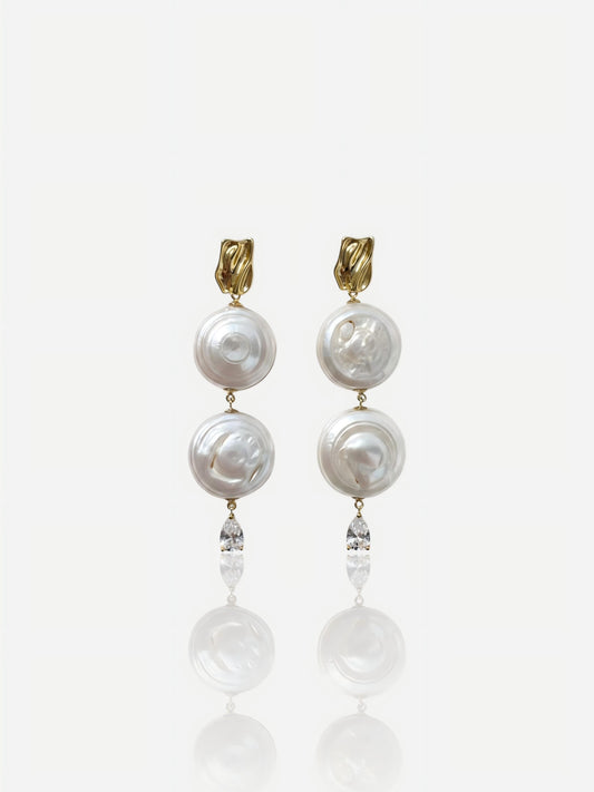 The Roman Holiday Baroque Pearl Drops Pearltide