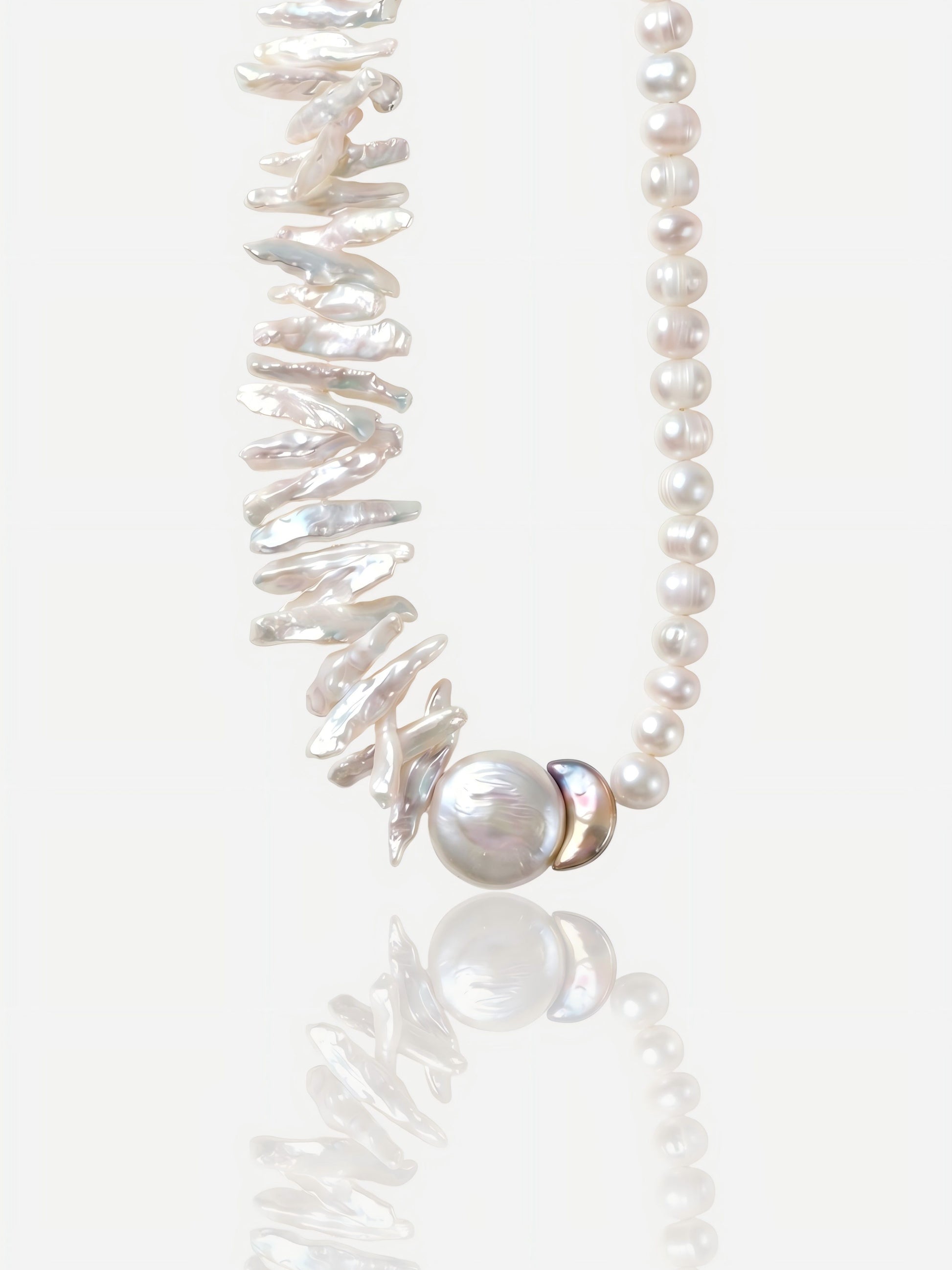 Eclipse-asymmetrical-pearl-jewelry-necklace Pearltide