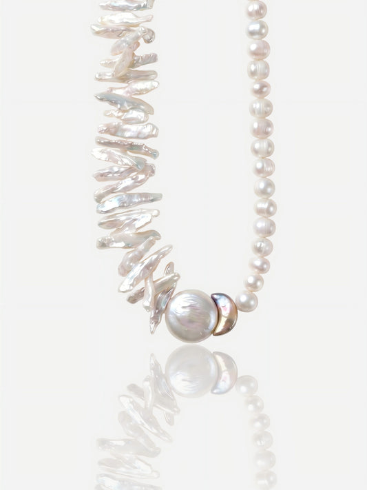 Eclipse-asymmetrical-pearl-jewelry-necklace Pearltide