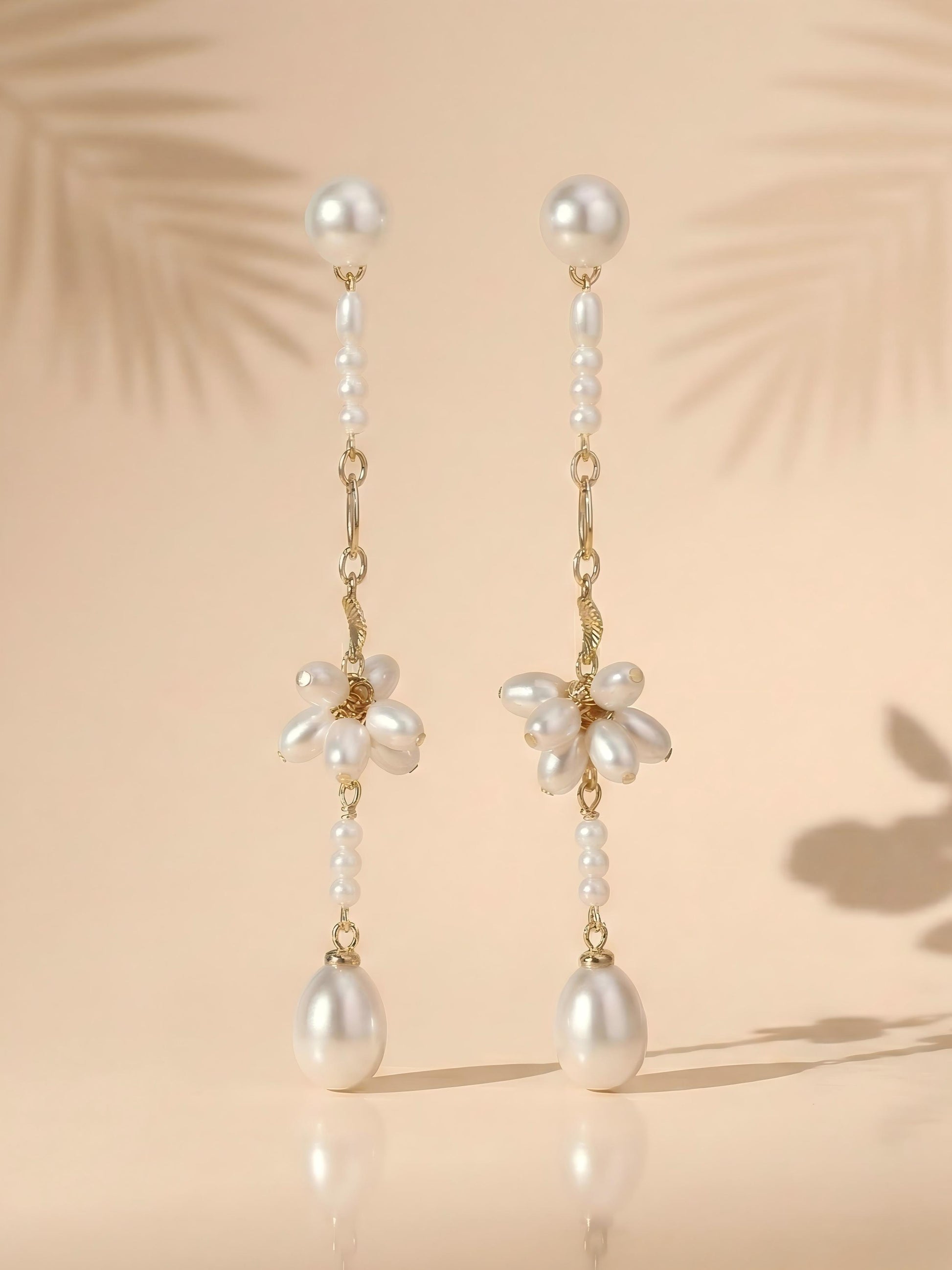Vintage Bloom Pearl Drops Pearltide