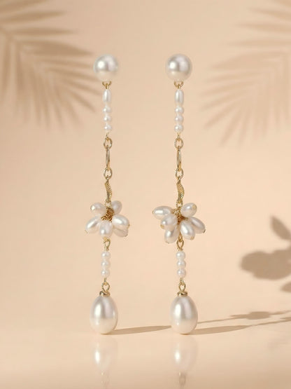 Vintage Bloom Pearl Drops Pearltide