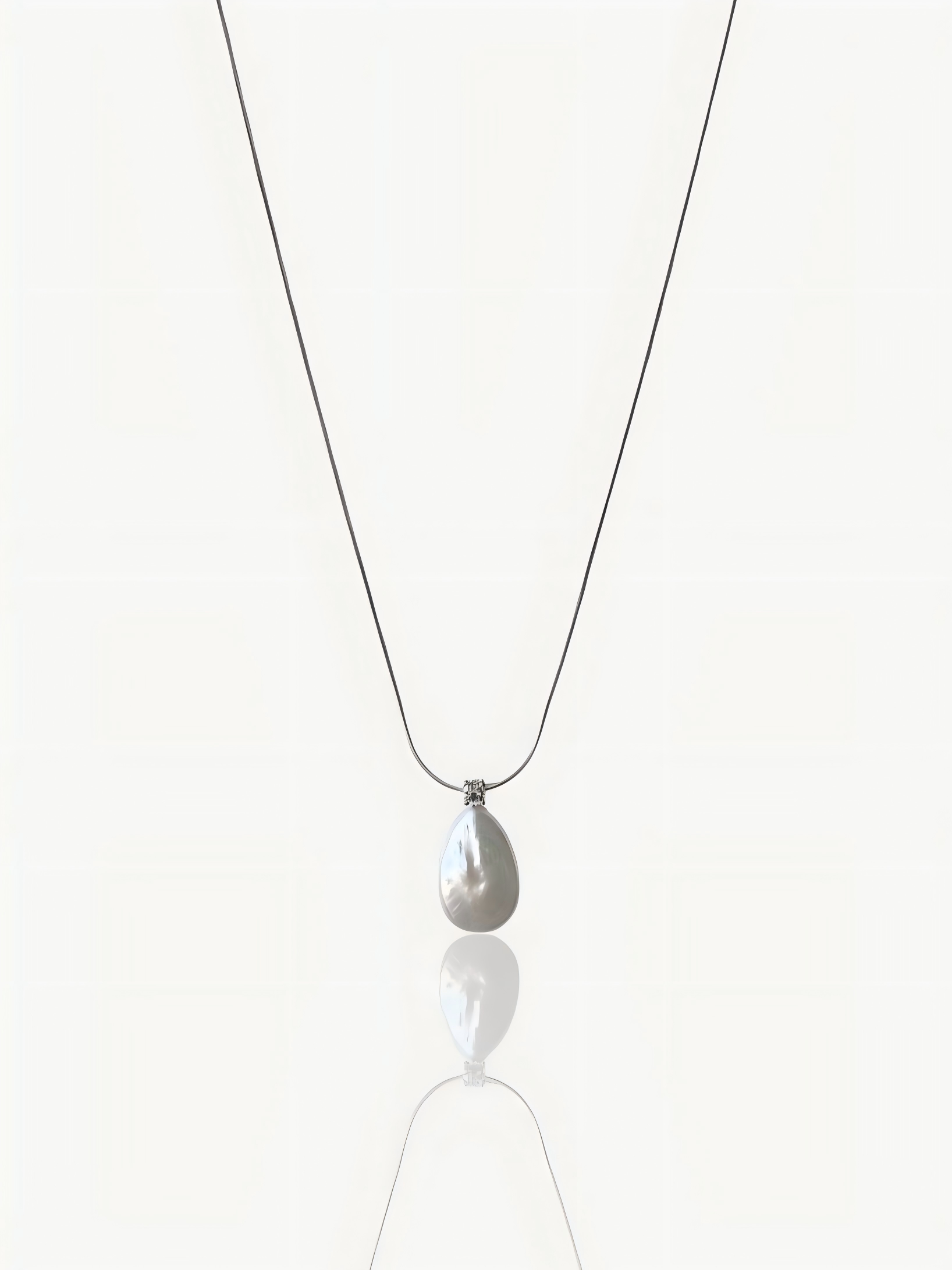 Teardrop Baroque Pearl Necklace Pearltide