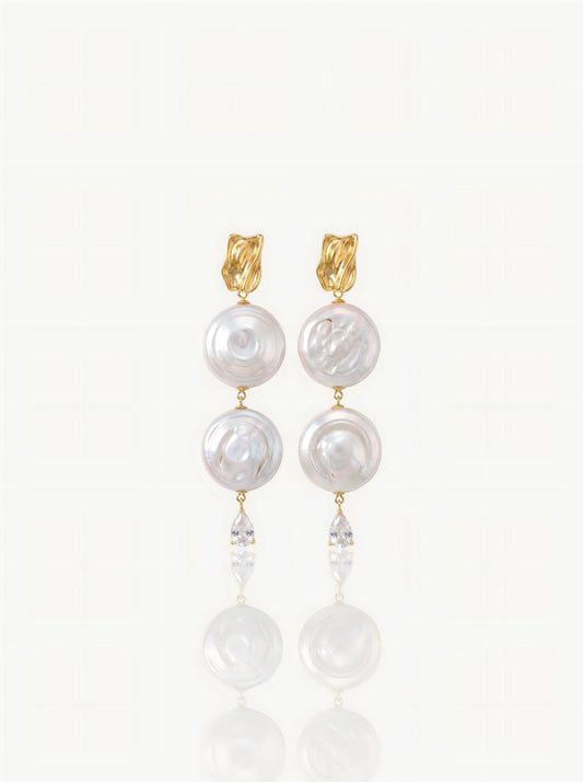 The Roman Holiday Baroque Pearl Drops Pearltide