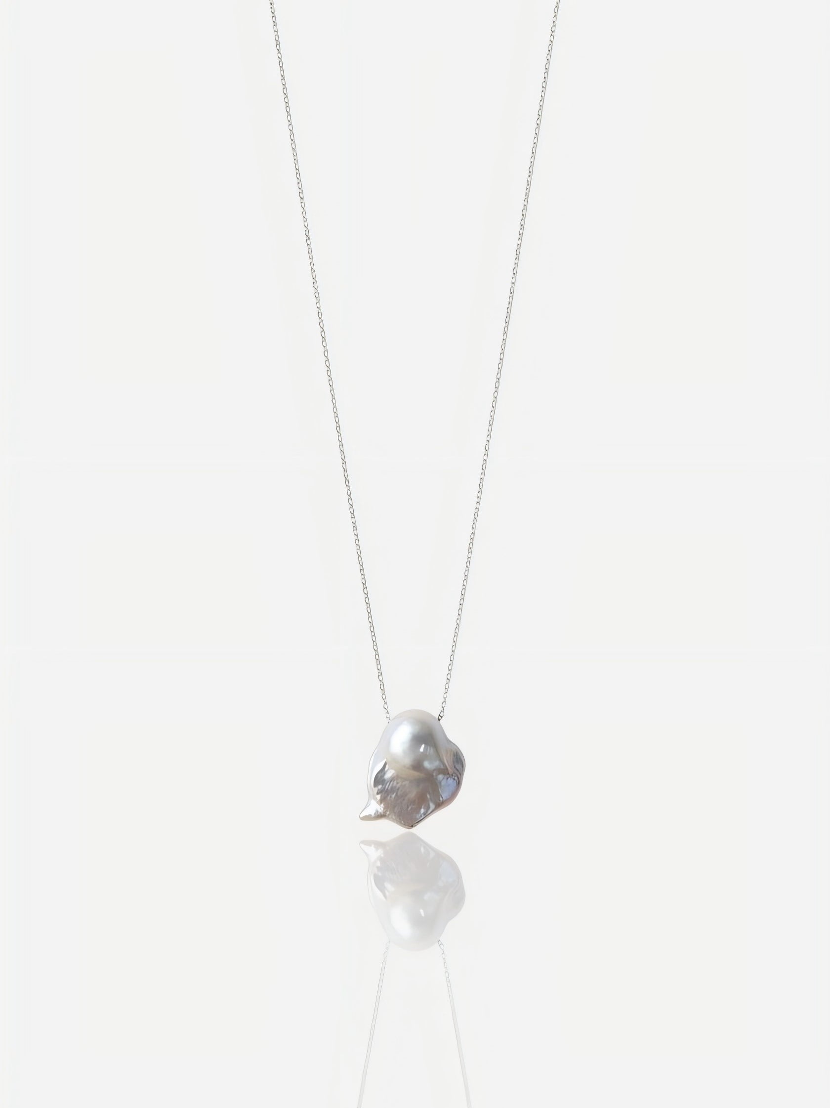 Violet Aura Iridescent Baroque Pearl Jewelry Necklace Pearltide