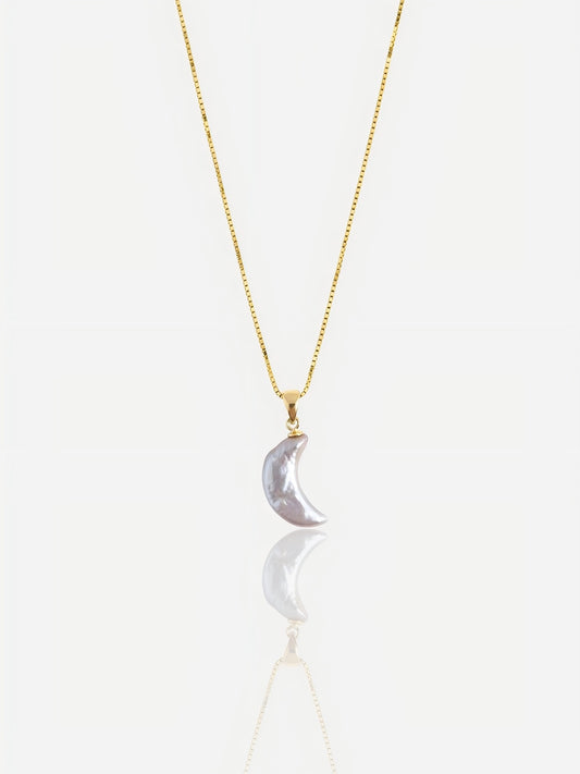 Violet Aura Iridescent Baroque Pearl Jewelry Necklace (Copy) Pearltide