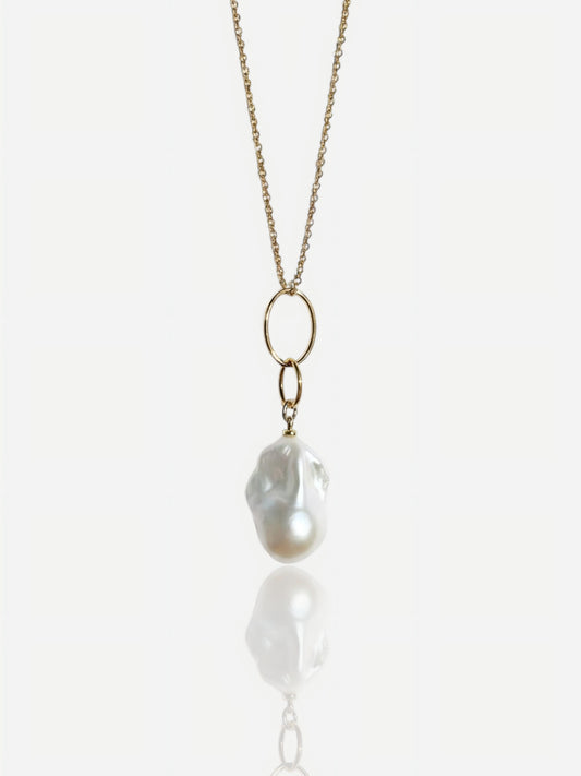 Grand Baroque "Unity" Link Necklace Pearltide