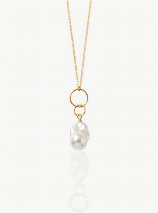 Grand Baroque "Unity" Link Necklace Pearltide