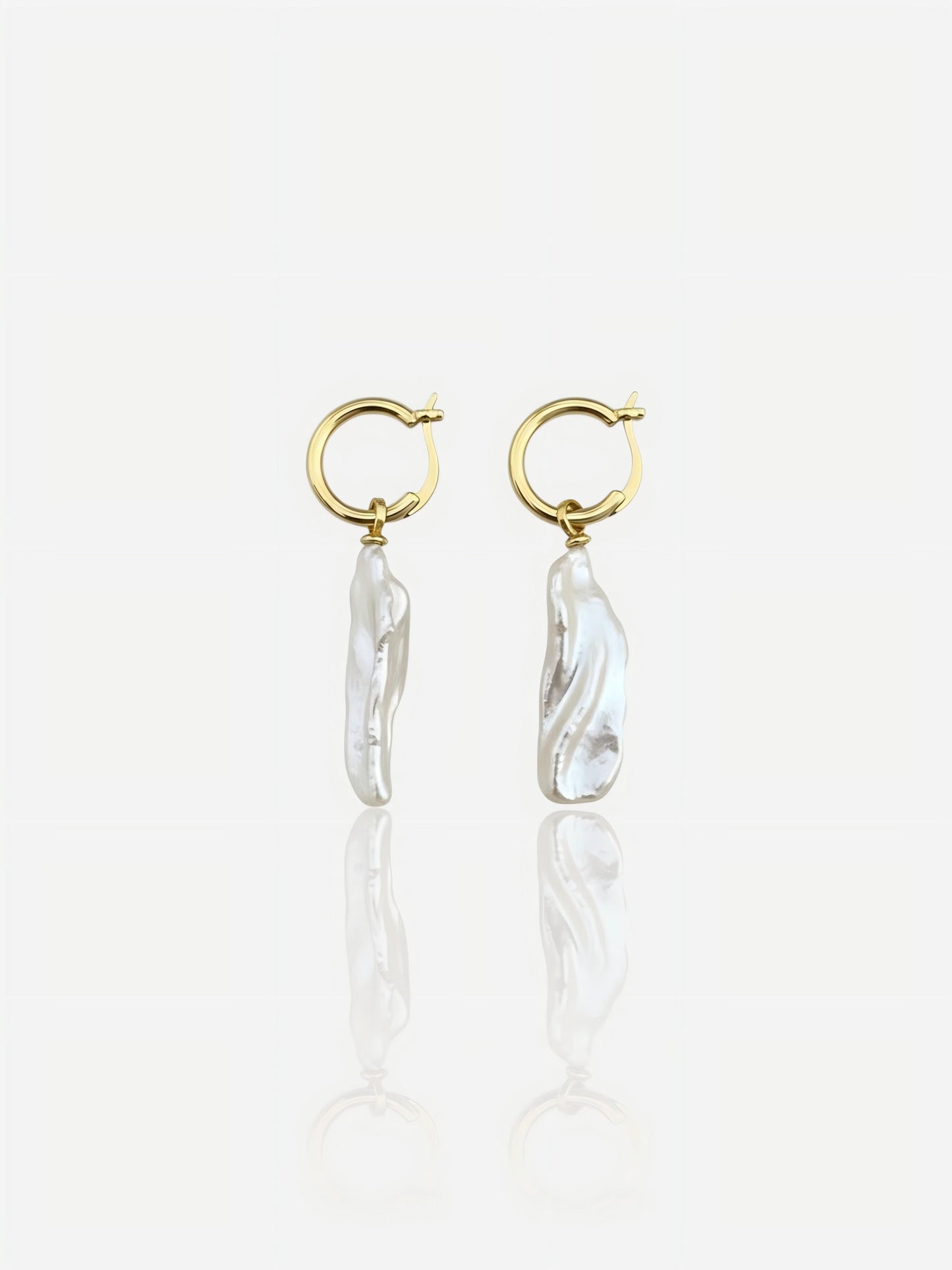 The Driftwood Baroque Pearl Drop Earrings Pearltide