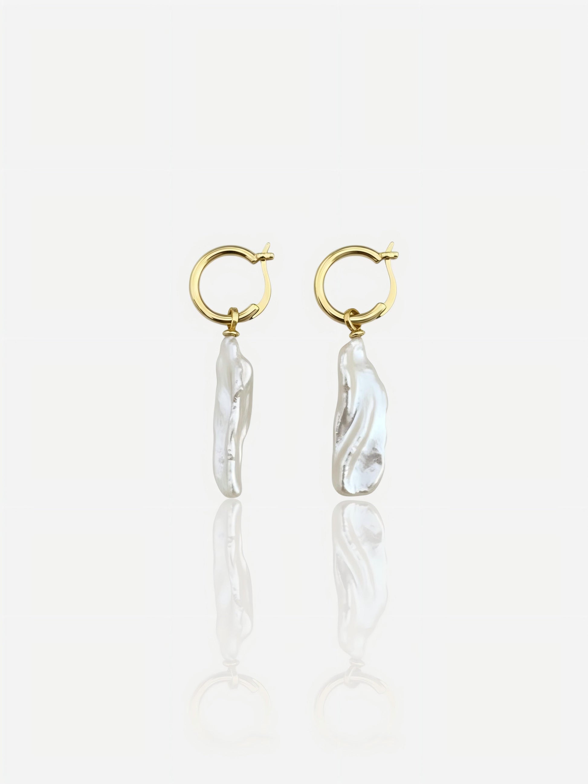The Driftwood Baroque Pearl Drop Earrings Pearltide