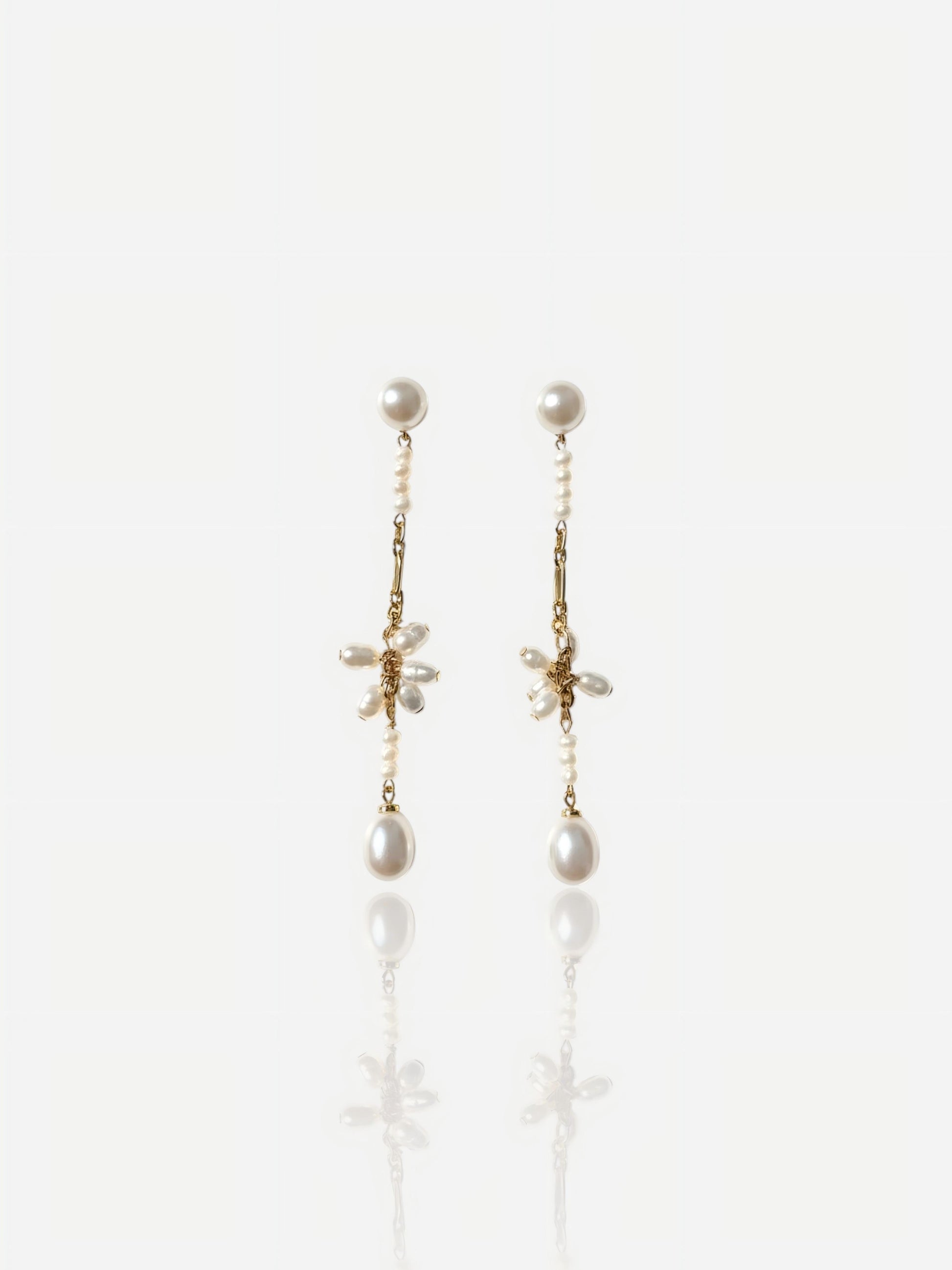 Vintage Bloom Pearl Drops Pearltide