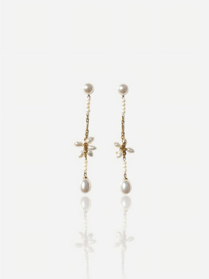 Vintage Bloom Pearl Drops Pearltide