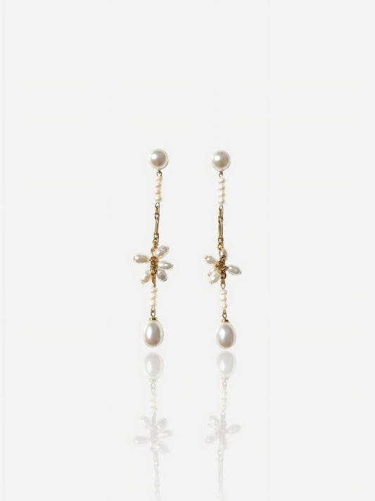 Vintage Bloom Pearl Drops Pearltide