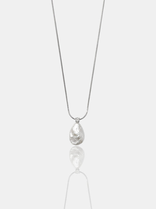 Teardrop Baroque Pearl Necklace Pearltide